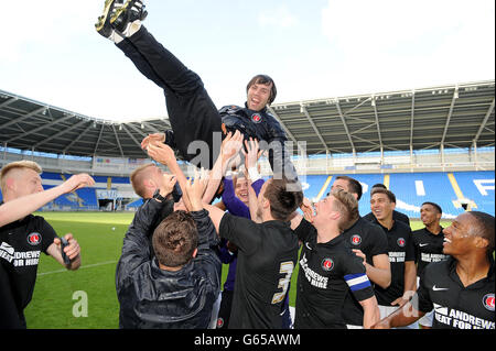 Calcio - Sviluppo Professionale lega due - Play Off - finale - Cardiff City v Charlton Athletic - Cardiff City Stadium Foto Stock