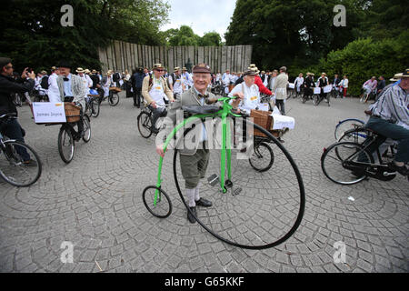 Xx annuale di Bloomsday Messenger Bike Rally Foto Stock