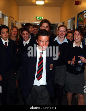 Trifoglio di Seb torna a scuola Foto Stock