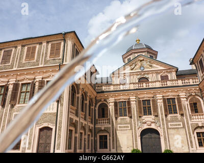 Palazzo preferiti, fontana, Rastatt, Germania, Baden-Württemberg, Schwarzwald, Foresta Nera Foto Stock