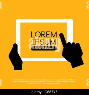 Lato dispositivo di trattenimento Illustrazione Vettoriale