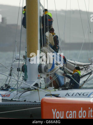 MacArthur Jules Verne trophy Foto Stock