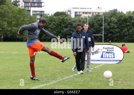 Sport - StreetGames piscine calcio cinque - Londra Foto Stock