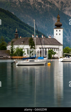 Schloss Ort castello, Gmunden, Austria superiore, Austria Foto Stock