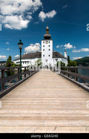 Schloss Ort castello, Gmunden, Austria superiore, Austria Foto Stock