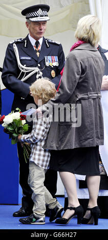 La Metropolitan Police Memorial Service - Hendon Foto Stock