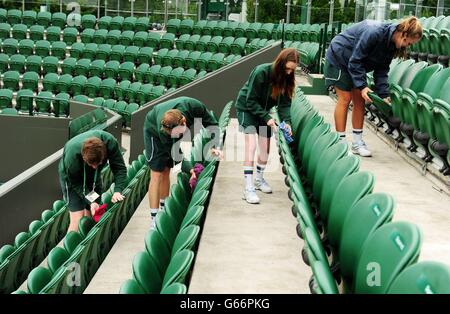 Tennis - 2013 campionati di Wimbledon - Giorno 1 - All England Lawn Tennis e Croquet Club Foto Stock