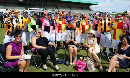 Horse Racing - John Smiths Northumberland giorno piastra 2013 - Newcastle Racecourse Foto Stock