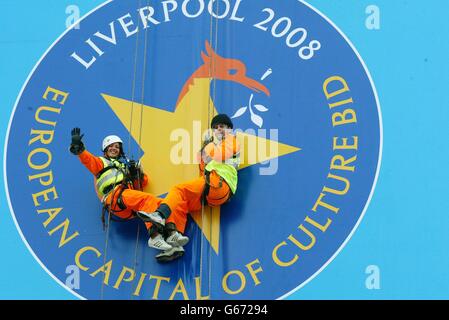 Granada TV - Liverpool città di cultura Foto Stock