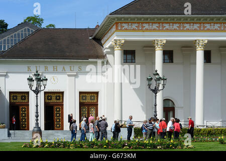 Kurhaus (assembly rooms), Baden-Baden, Germania, Baden-Württemberg, Schwarzwald, Foresta Nera Foto Stock