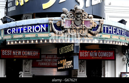 Teatro stock - Londra. Una visione generale del Criterion Theatre, a Londra. Foto Stock