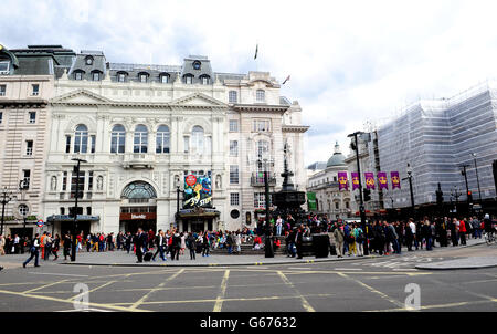 Theatre stock, Londra. Una visione generale del Criterion Theatre, a Londra. Foto Stock