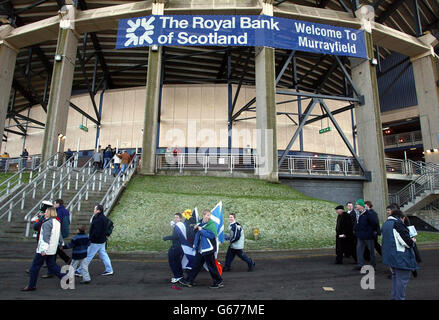 RBS 6 Nazioni Scozia v Irlanda Foto Stock