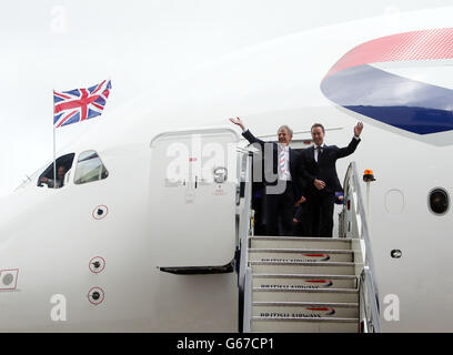 British Airways liveried Airbus A380 Foto Stock