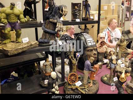 The London Film and Comic con at Earls Court, Londra. Foto Stock