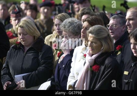 Scottish reggimenti di fanteria - memoriale di servizio Foto Stock