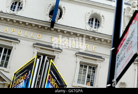 Teatro stock - Londra. Una vista generale del Teatro Apollo, a Londra. Foto Stock