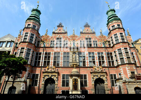 Il grande edificio arsenale Danzica Polonia Foto Stock