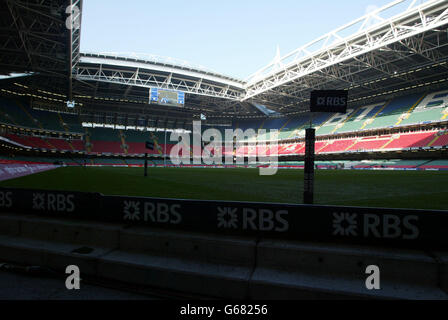 RBS 6 Nazioni Galles v Inghilterra Foto Stock