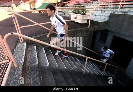 Rugby Union - Tour dei Lions britannici e irlandesi nel 2013 - sessione di formazione dei Lions britannici e irlandesi - North Sydney Oval. Mike Phillips dei Lions britannici e irlandesi durante la sessione di formazione al North Sydney Oval, Sydney in Australia. Foto Stock