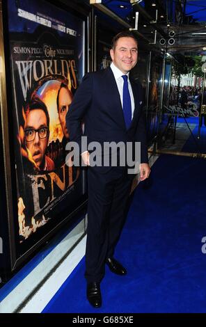 La fine del mondo Premiere - Londra Foto Stock