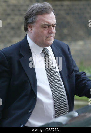 Downing Street incontro Prescott Foto Stock