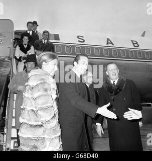 Royalty - Il Principe Alberto e la principessa Paola - Londra Foto Stock