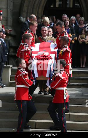 Lee Rigby funerale Foto Stock