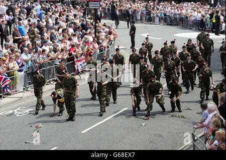 Lee Rigby funerale Foto Stock