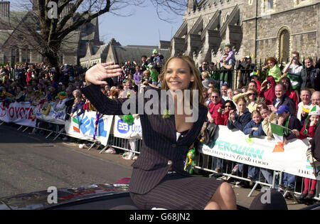 Il giorno di San Patrizio 2003 Foto Stock