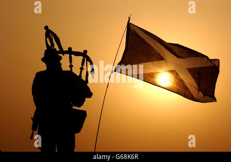 Uno scozzese Dragoon guard Foto Stock