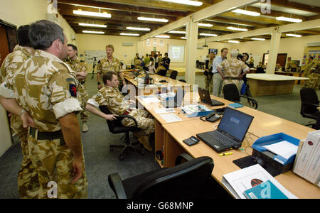 British Operations Command Center Foto Stock