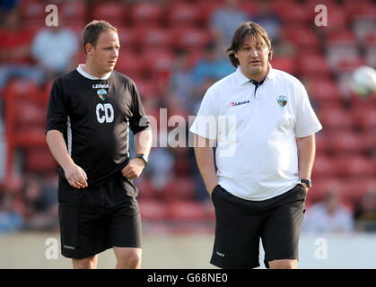 Soccer - UEFA Champions League - Secondo turno qualifiche - Prima tappa - i nuovi Santi v Legia Warszawa - Racecourse Ground Foto Stock