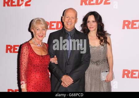 Rosso 2 Premiere - Londra Foto Stock