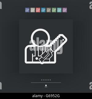 Icona di artigiano Illustrazione Vettoriale