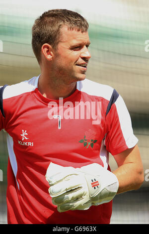 Cricket - Friends Life T20 - North Group - Notts Outlaws v Lancashire Lightning - Trent Bridge. Gareth Cross, Lancashire Lightning Foto Stock