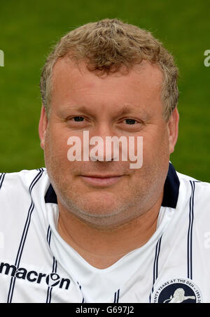 Calcio - Millwall FC Photocall - il Den. Kevin Pressman, Millwall Foto Stock