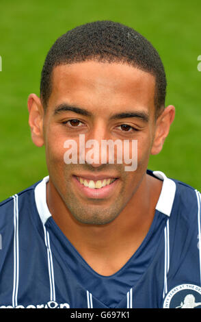 Calcio - Millwall FC Photocall - il Den. Liam Feeney, Millwall Foto Stock