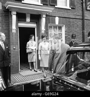 Politica - Jackie Kennedy - John Kennedy Visita di Stato nel Regno Unito - Londra Foto Stock