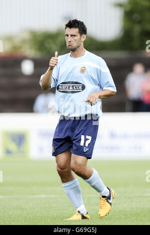 Calcio - Pre-Season friendly - Dagenham & Redbridge v Crystal Palace - Victoria Road. Luke Howell, Dagenham e Redbridge Foto Stock