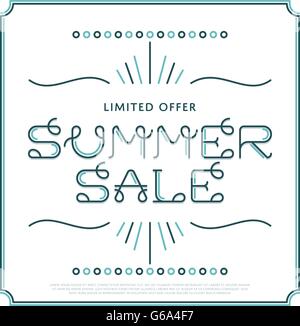 Vector Estate Vendita banner Illustrazione Vettoriale