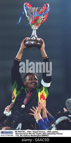 La UEFA European Cup Winners Cup Final - Paris Saint Germain v Rapid Vienna Foto Stock