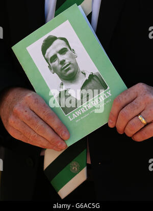 Lawrie Reilly funerale Foto Stock