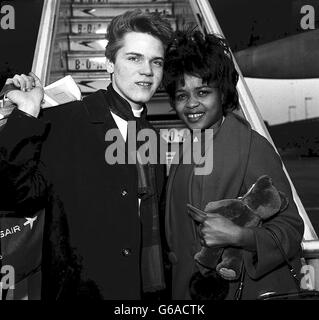 Poco Eva e Brian Hyland Foto Stock