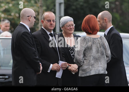 Funerali di Caporale Craig Roberts Foto Stock