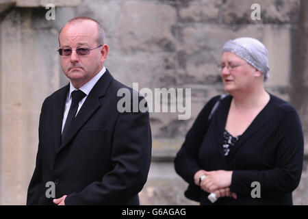 Funerali di Caporale Craig Roberts Foto Stock