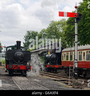 Great Western Ferrovie britanniche locomotiva a vapore Classe 5700 6435 0-6-0 Foto Stock