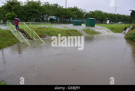 Estate Meteo Agosto 5 Foto Stock