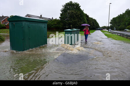 Estate Meteo Agosto 5 Foto Stock