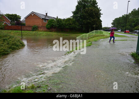 Estate Meteo Agosto 5 Foto Stock